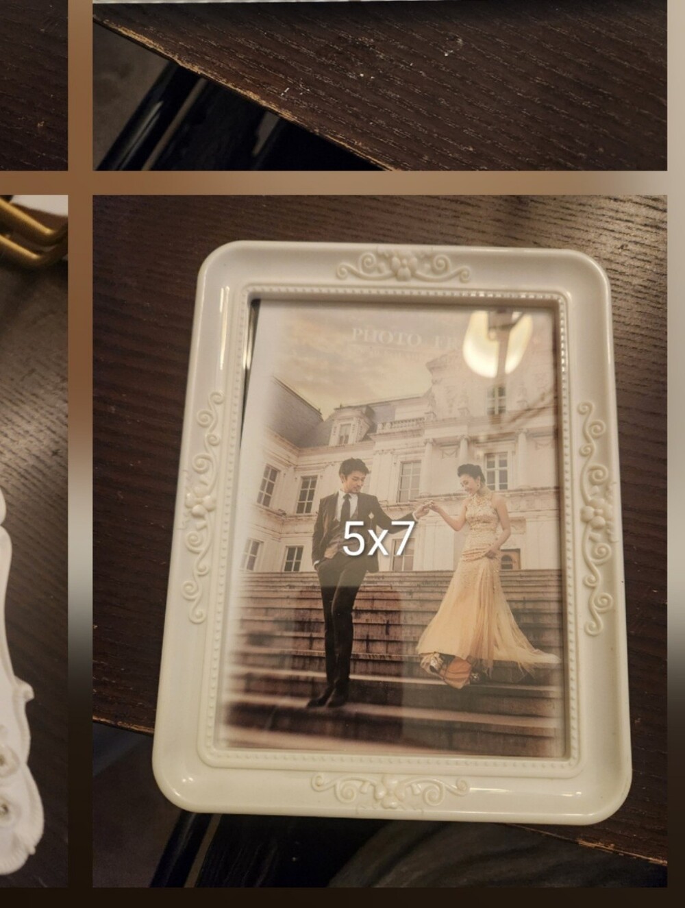 White Ornate 5x7 Picture Frame - Home Accents